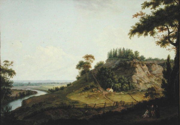 Utsikt i Northamptonshire (olja på duk) av Theodore de Bruyn