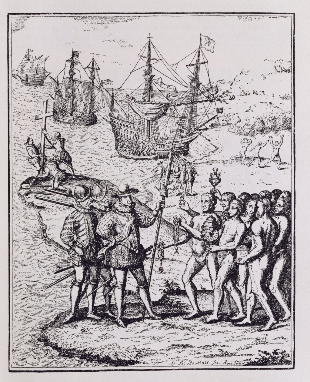 Columbus at Hispaniola, från 