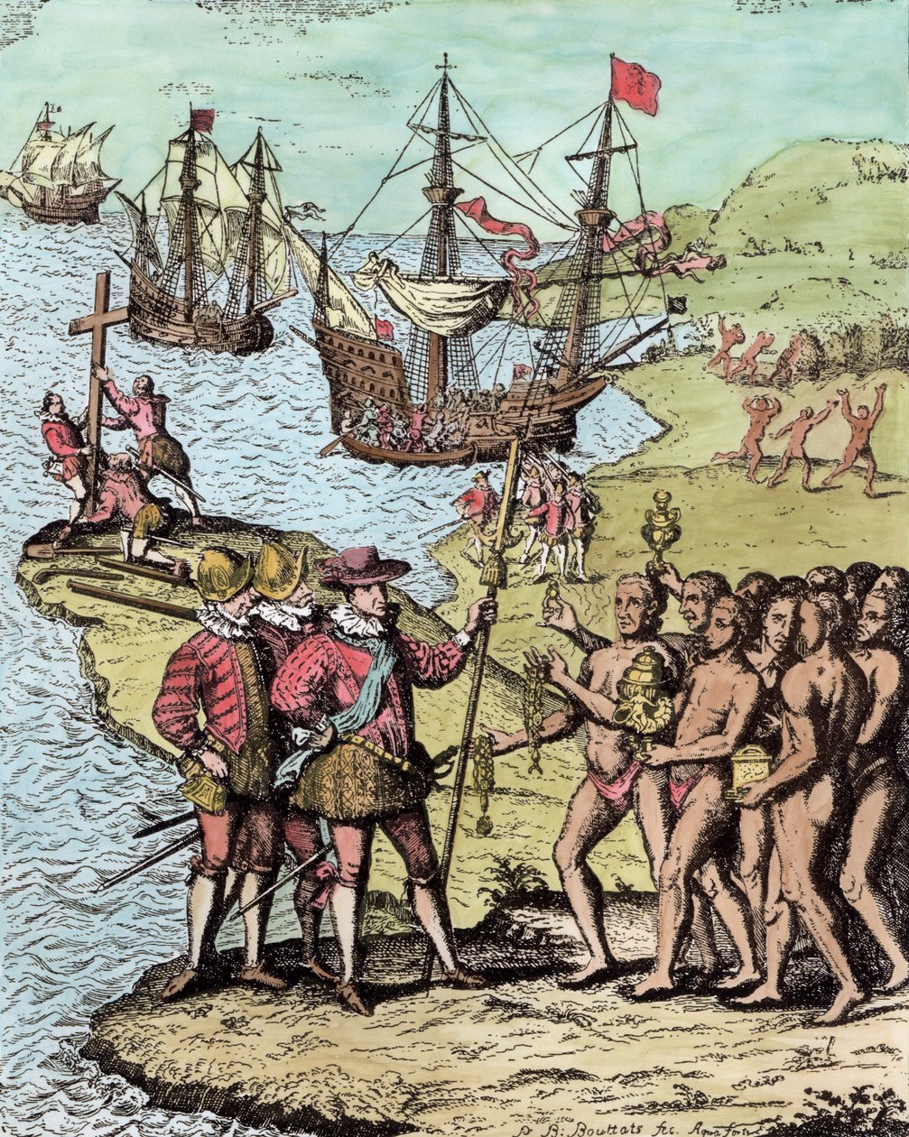 Columbus at Hispaniola, från 