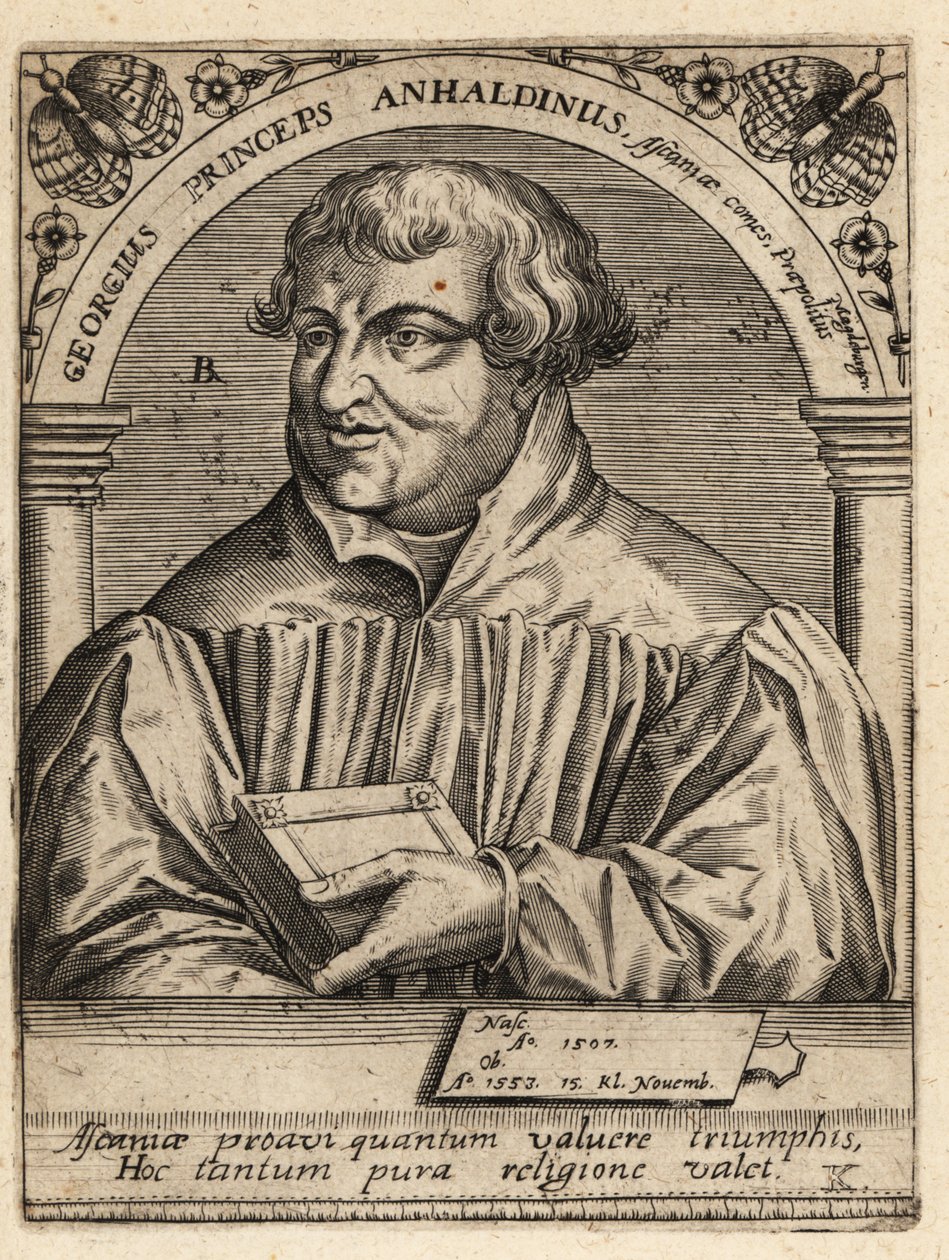 Georg III, prins av Anhalt-Dessau av Theodore de Bry