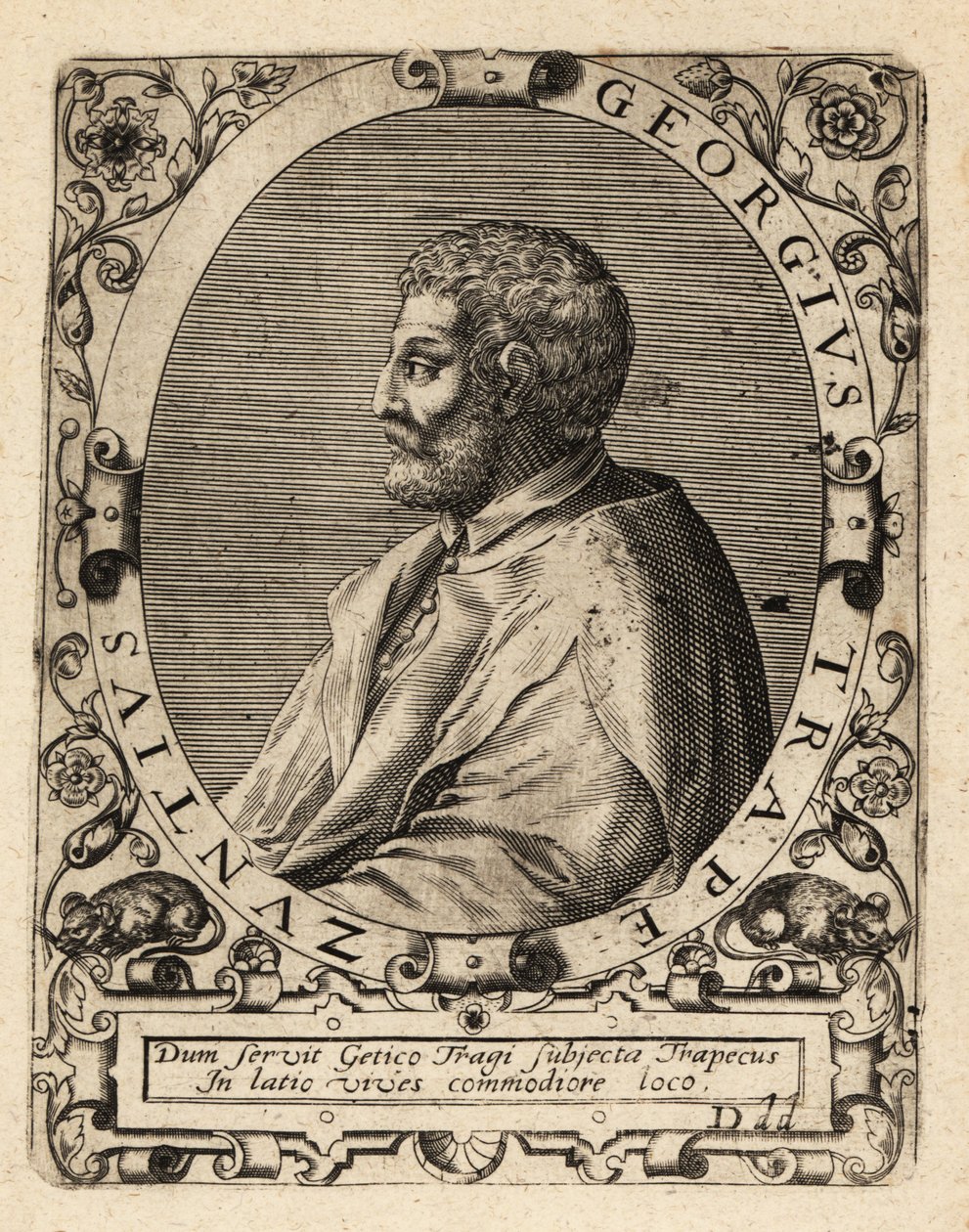George av Trebizond, grekisk filosof. av Theodore de Bry