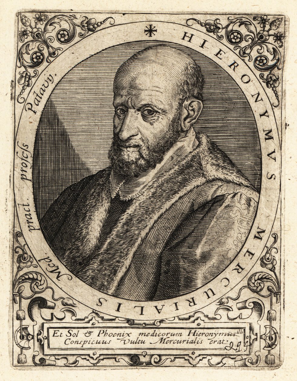 Girolamo Mercuriale, italiensk filolog av Theodore de Bry