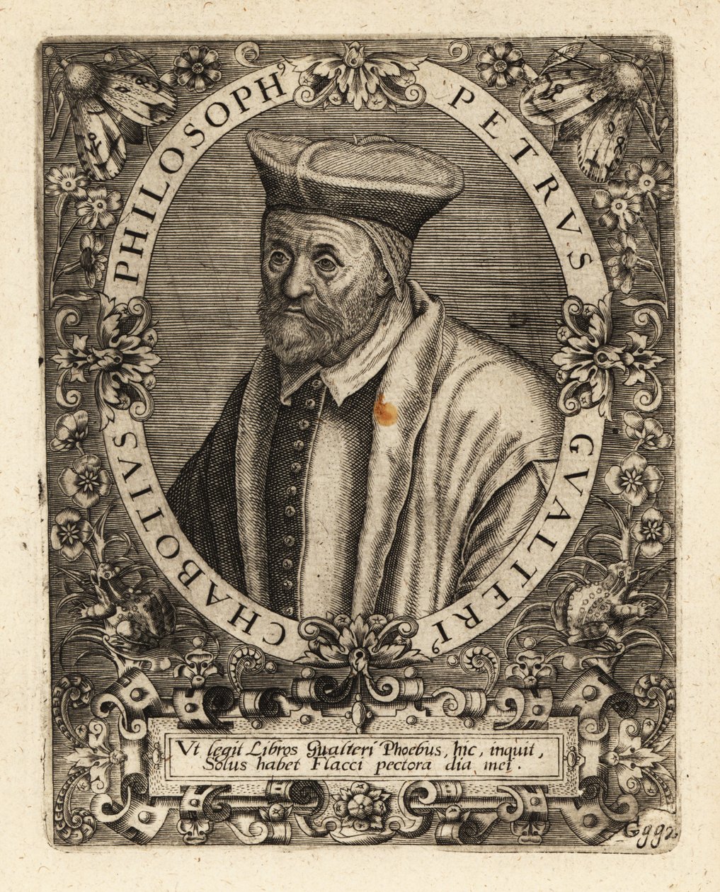 Pierre Gautier Chabot, fransk humanistisk författare. av Theodore de Bry