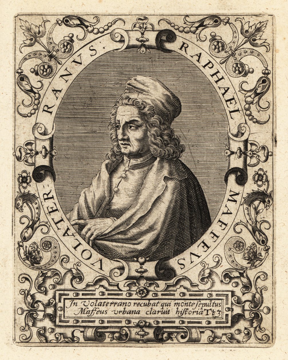 Raffaello Maffei, italiensk historiker av Theodore de Bry