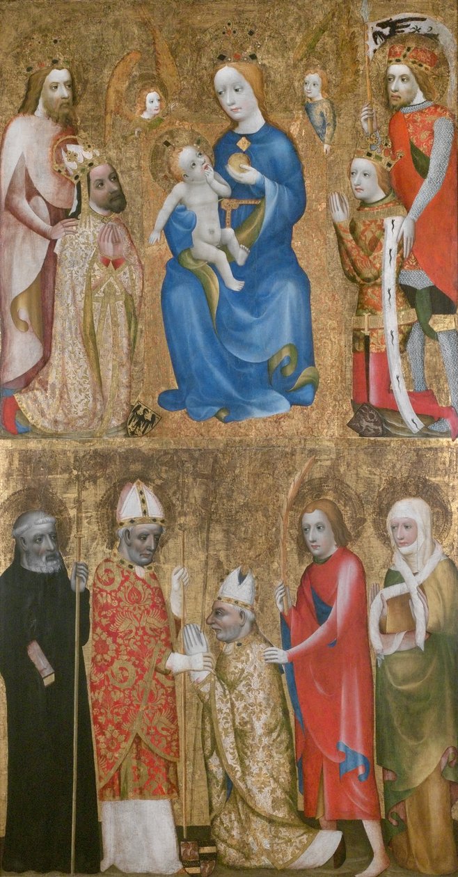 Votivmålning av ärkebiskop Jan Ocko av Vlasim, ca 1370 av Theodoric of Prague,