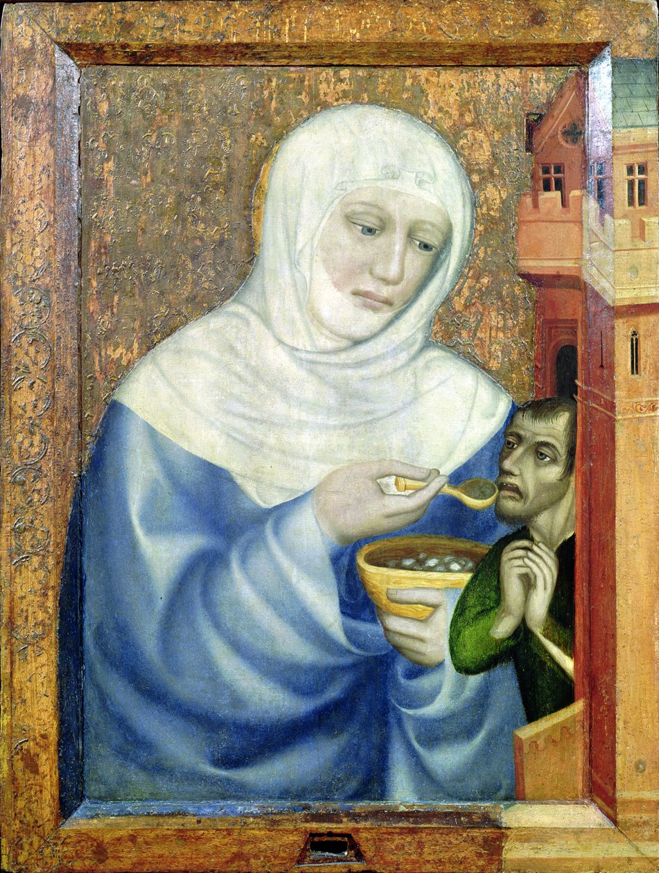 St. Elizabeth av Ungern (1207-31) av Theodoricus of Prague