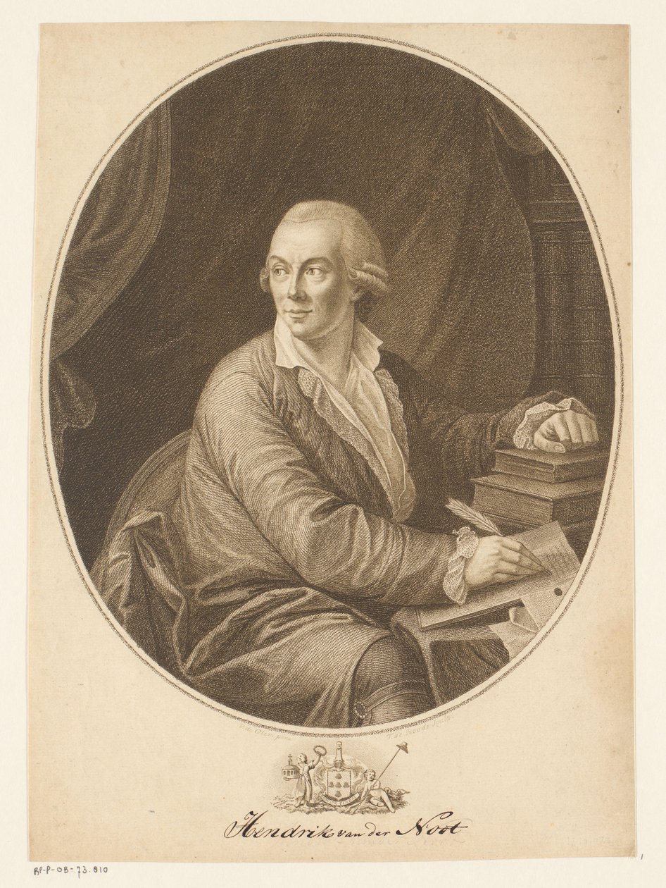 Porträtt av Hendrik Karel Nicolaas van der Noot av Theodorus de Roode