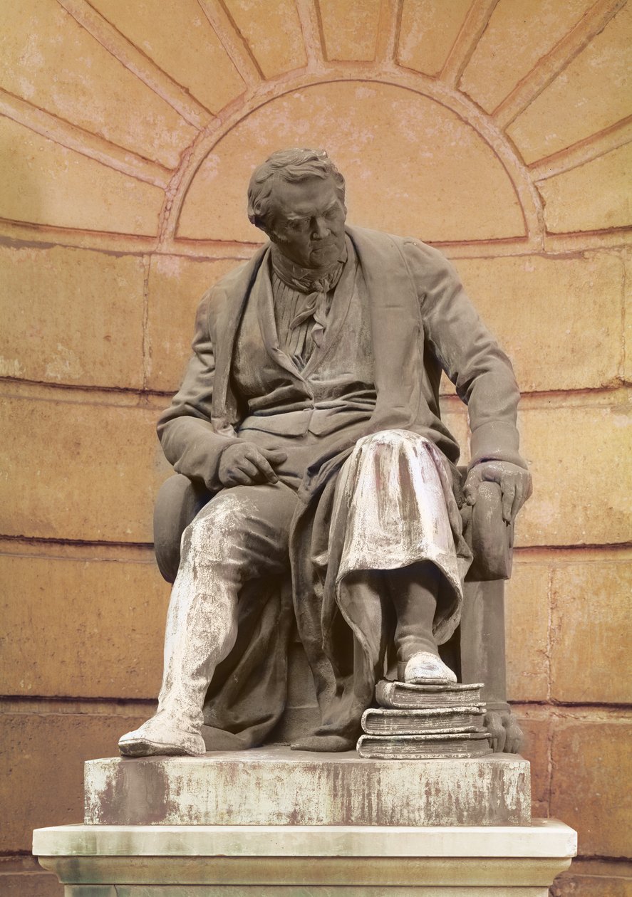 Staty av Francois Broussais (1772-1838) c.1838-41 av Theophile Francois Marcel Bra