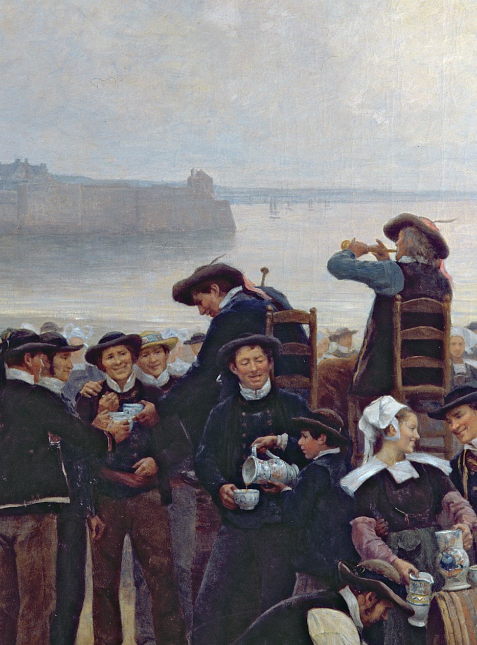 Benådningen i Bretagne (detalj) (se även 164315, 164316) av Theophile Louis Deyrolle