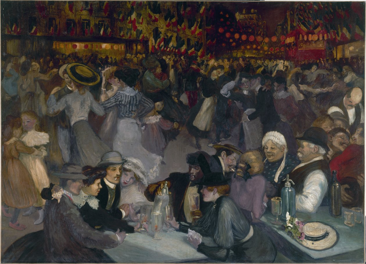 14 juli av Théophile Alexandre Steinlen
