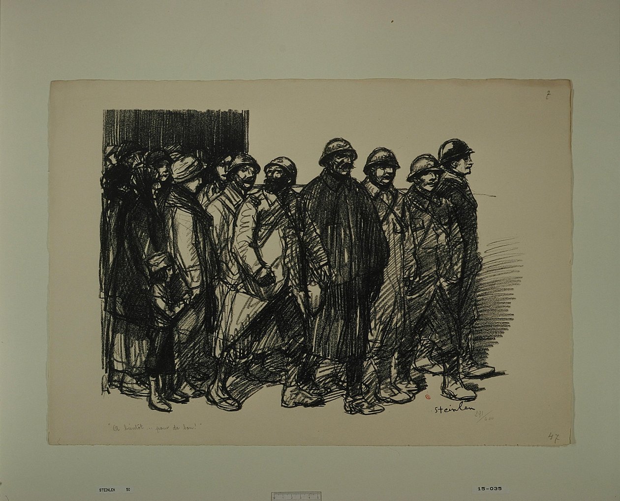 [Vi ses snart ... för gott] av Théophile Alexandre Steinlen