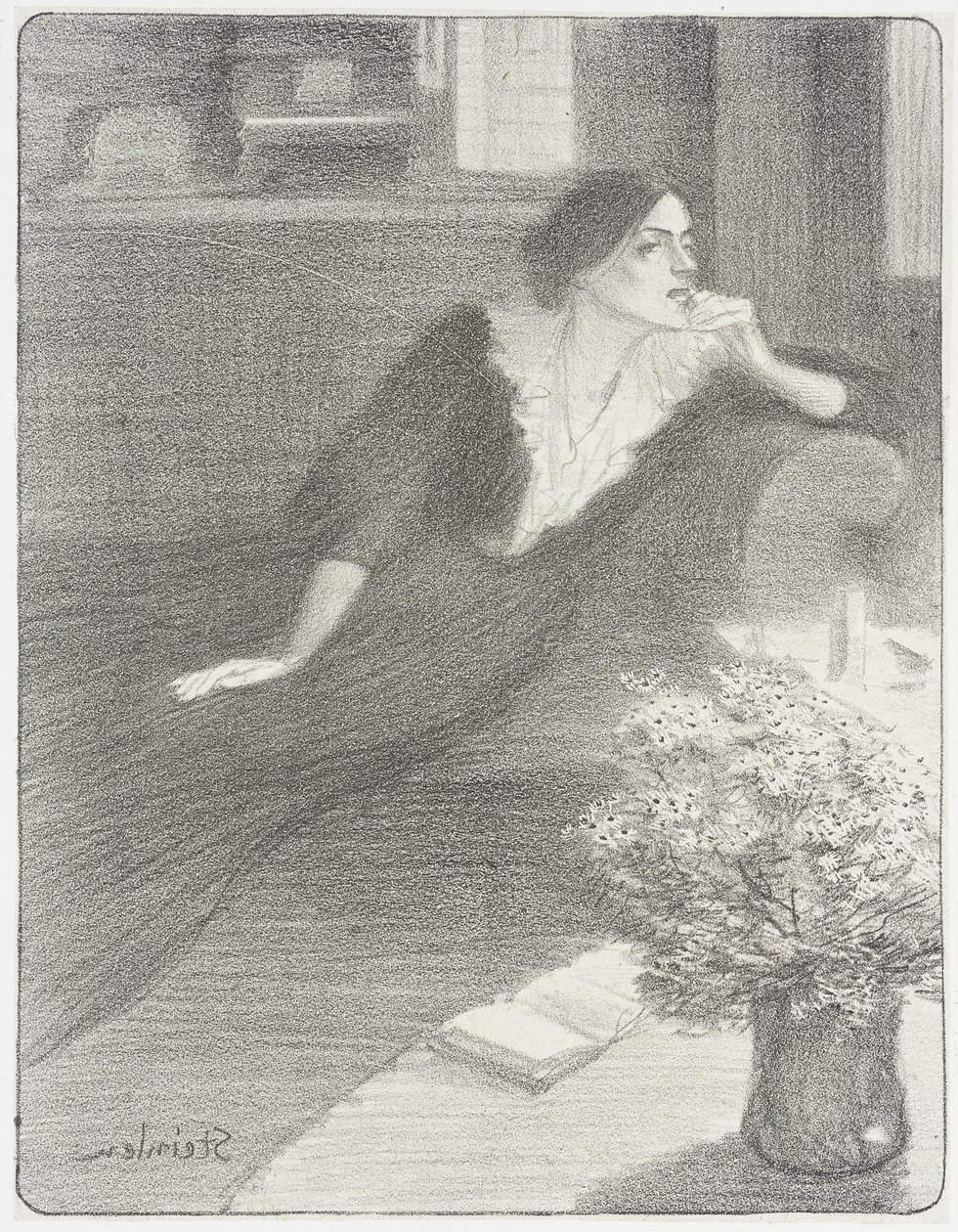 Skymningssång av Théophile Alexandre Steinlen
