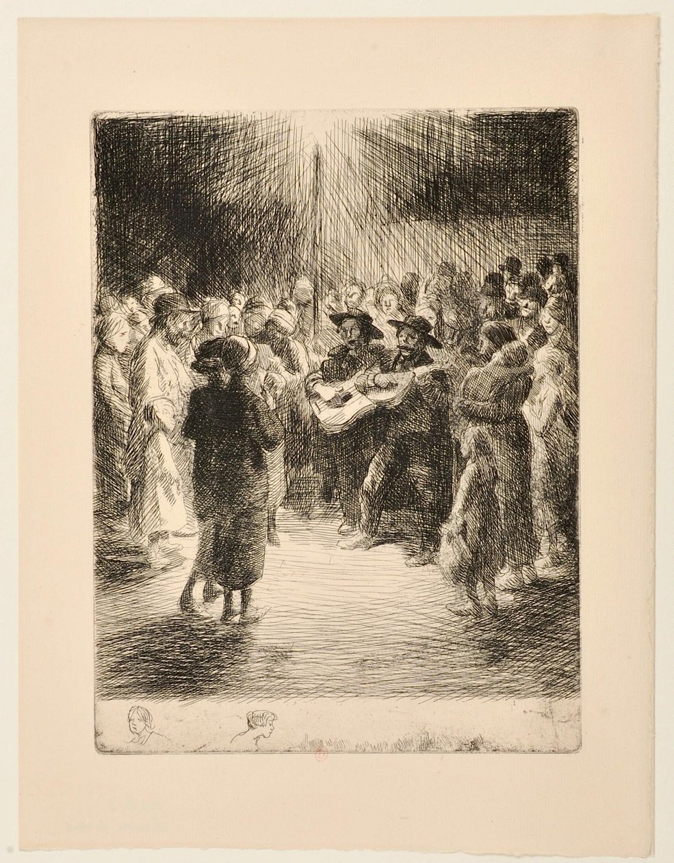 [Kvällssång] av Théophile Alexandre Steinlen