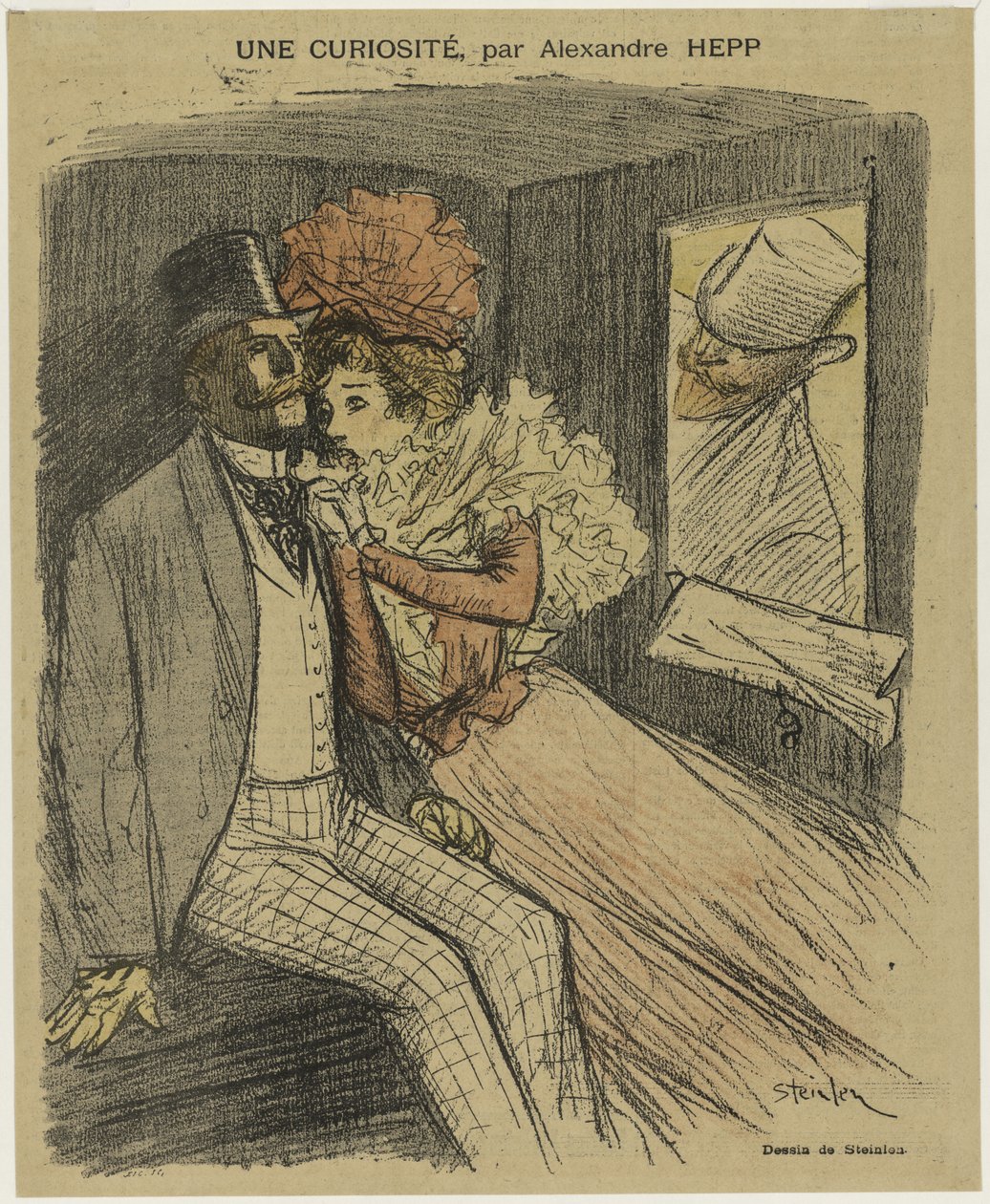 Gil Blas Illustré: En kuriositet, av Alexandre Hepp av Théophile Alexandre Steinlen
