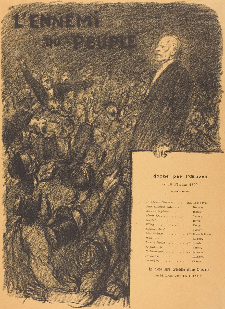 Folkets fiende av Théophile Alexandre Steinlen