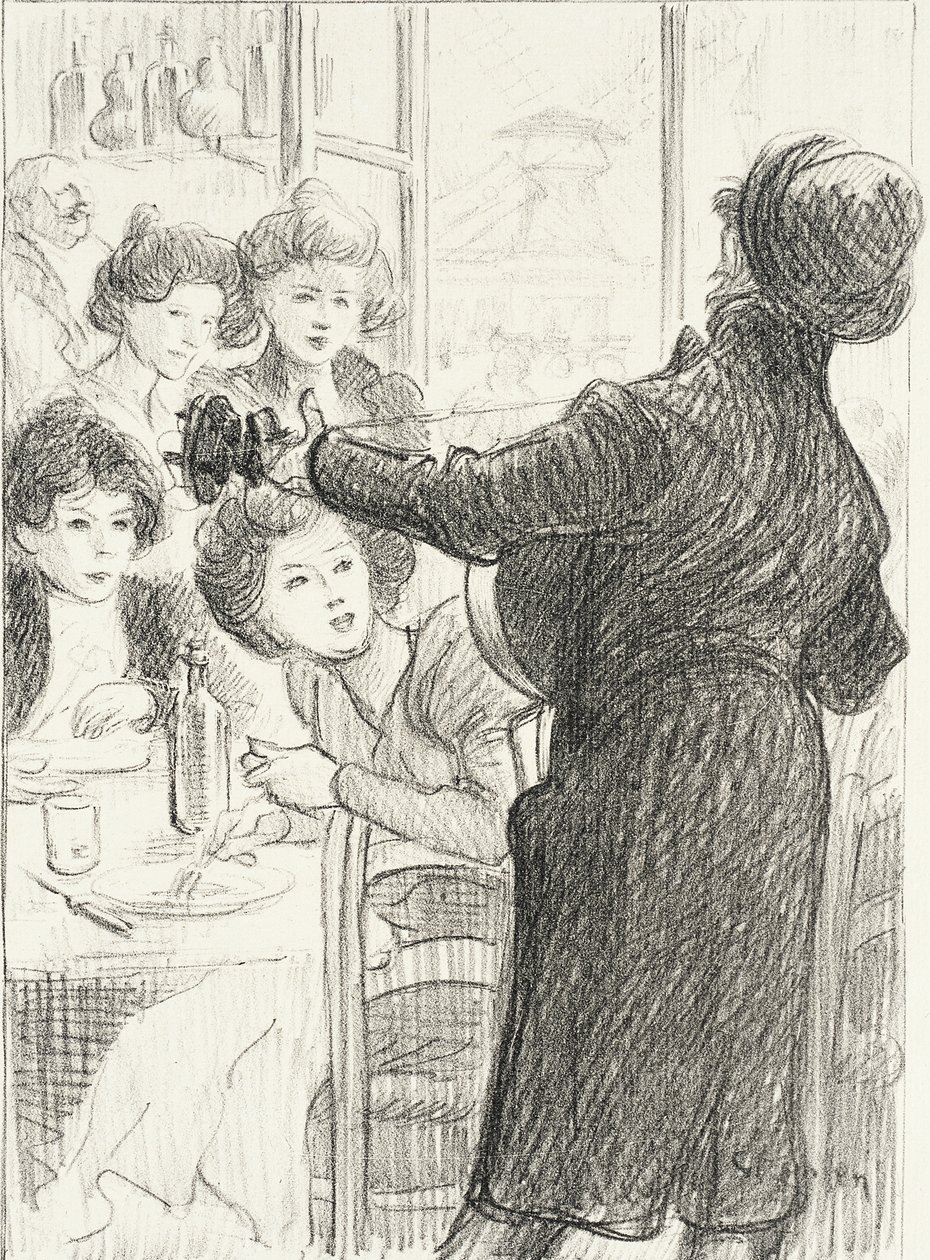 Skogens sångare av Théophile Alexandre Steinlen