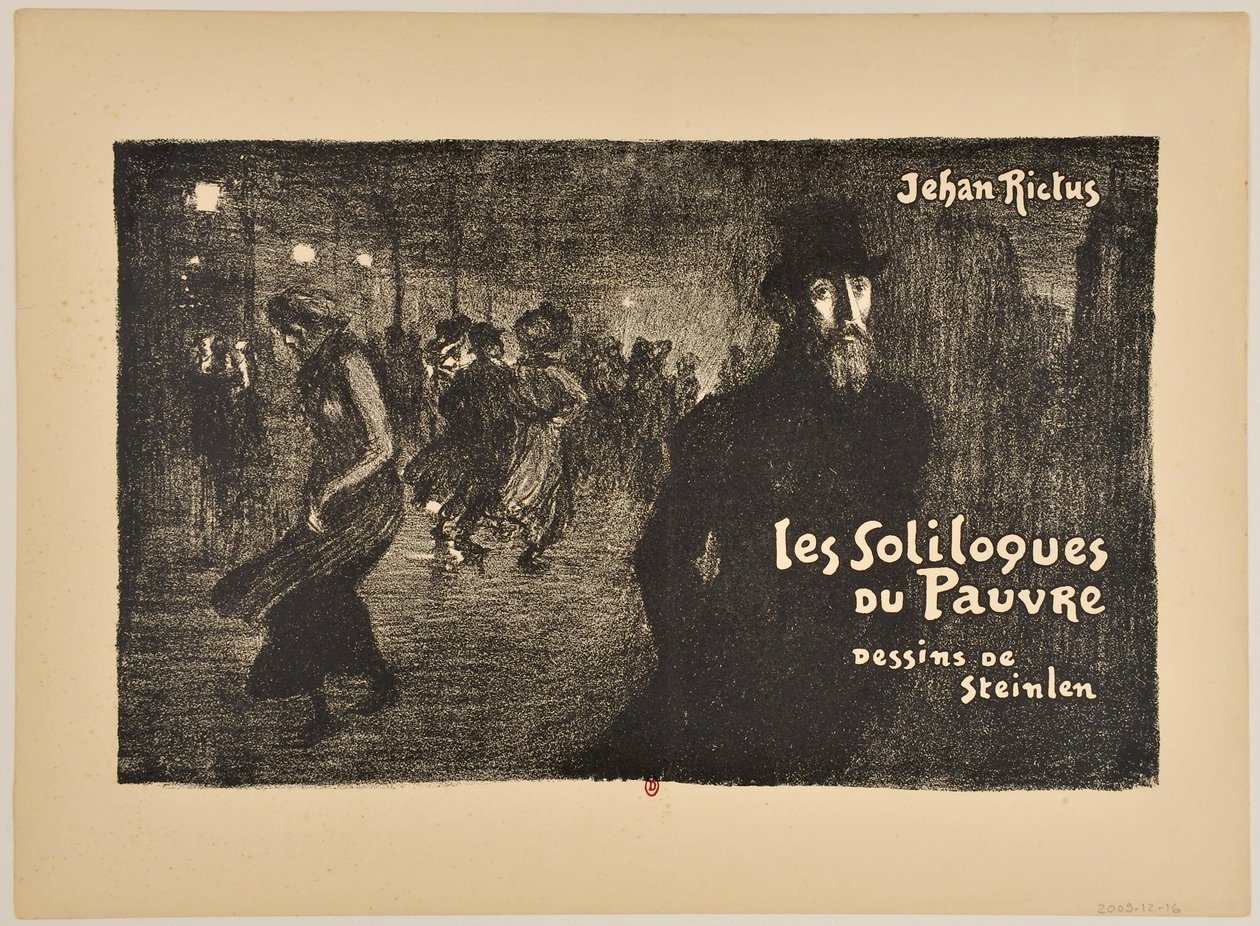 [Den fattiges monologer] av Théophile Alexandre Steinlen