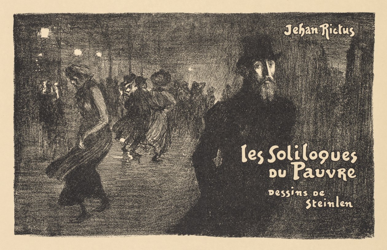 Paris om natten av Théophile Alexandre Steinlen