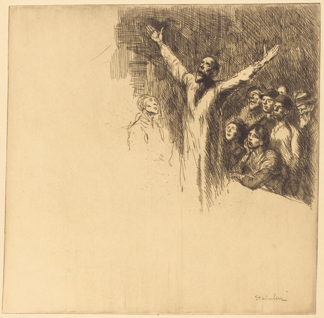 Profet av Théophile Alexandre Steinlen