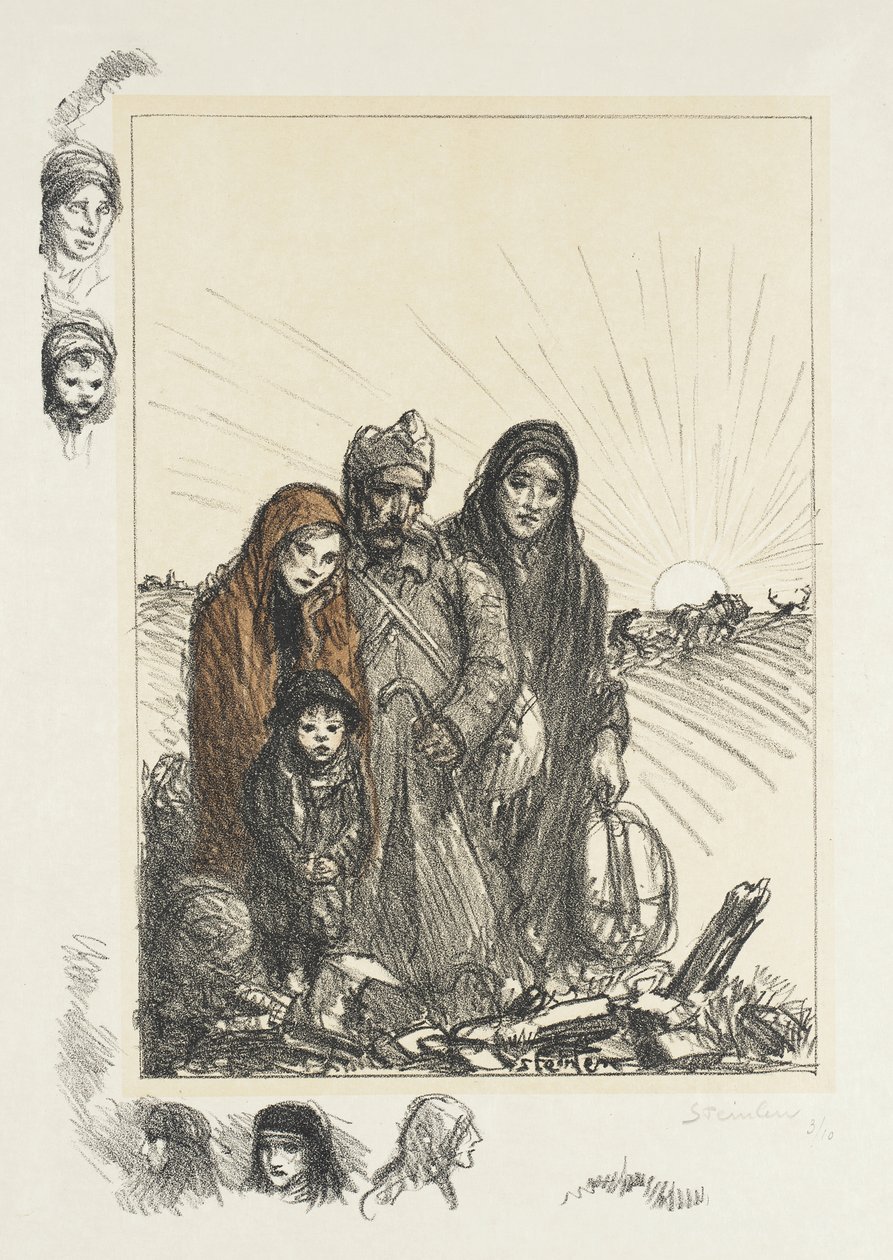 Återkomst till hemmet av Théophile Alexandre Steinlen