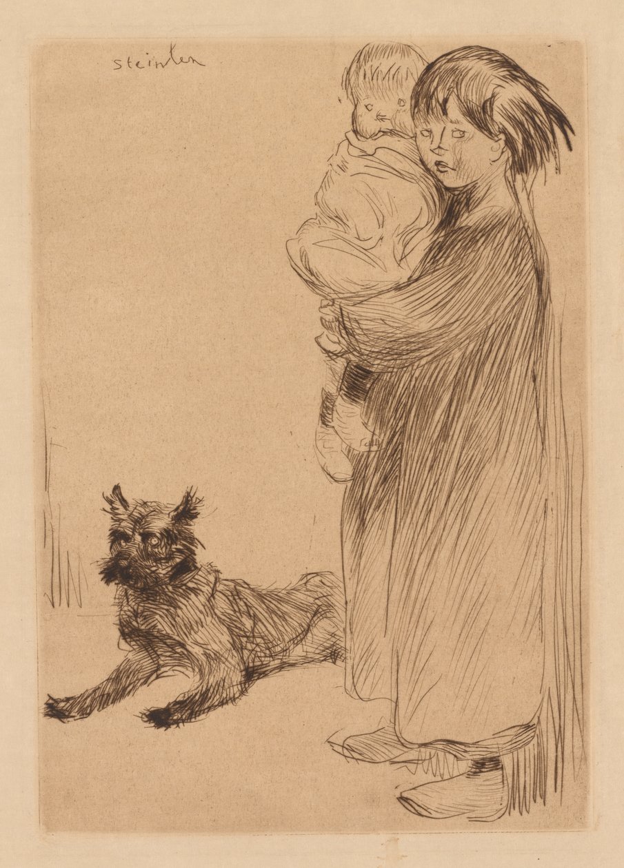 Storasystern (La Grande Soeur) av Théophile Alexandre Steinlen