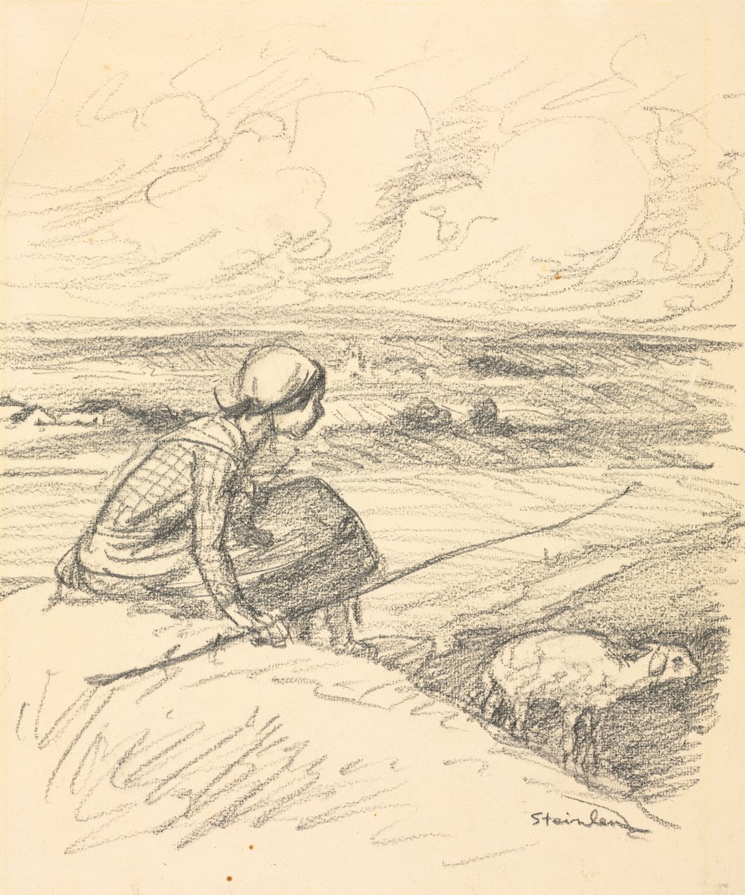 Herdinnan av Théophile Alexandre Steinlen