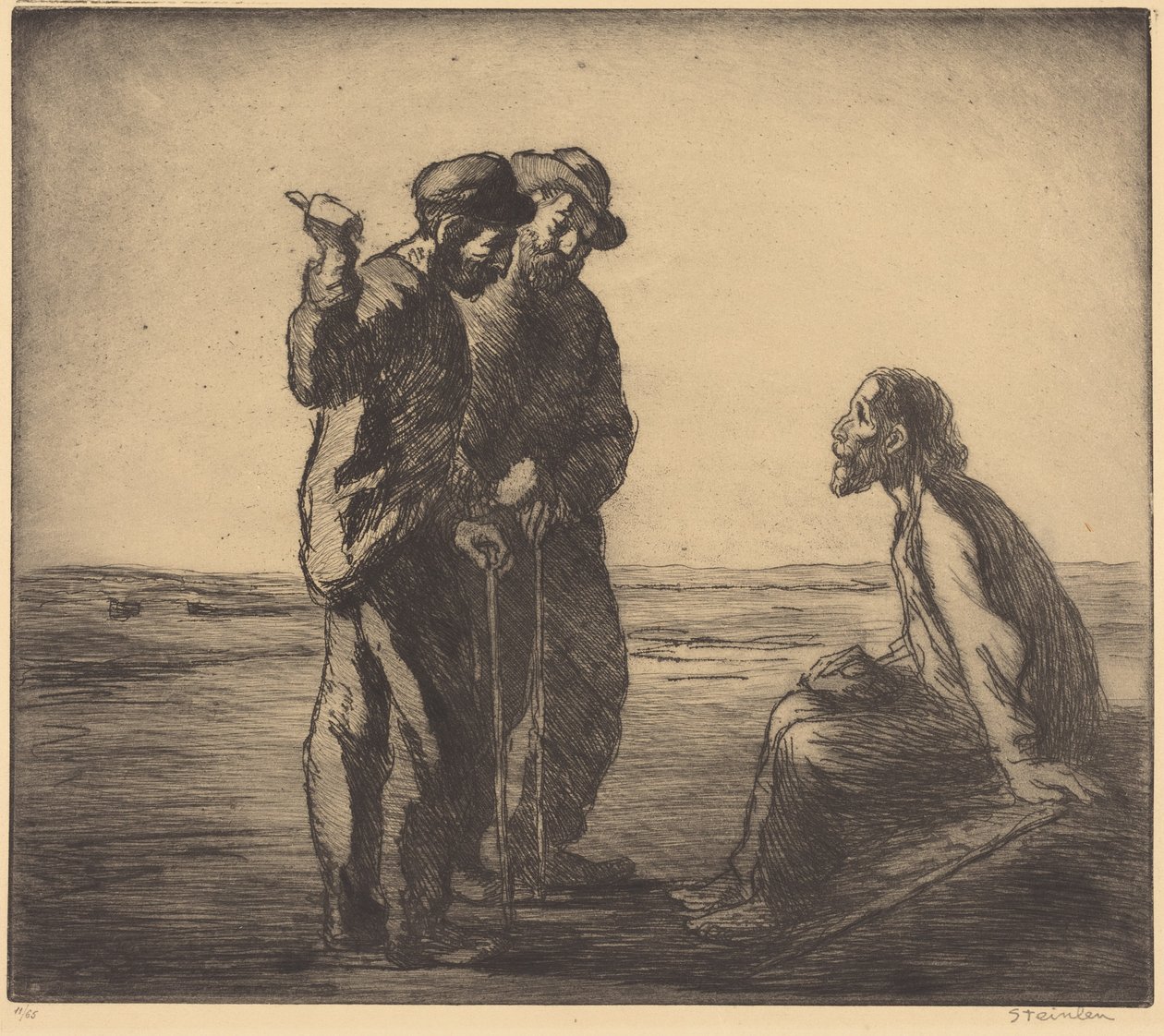 Tre följeslagare av Théophile Alexandre Steinlen
