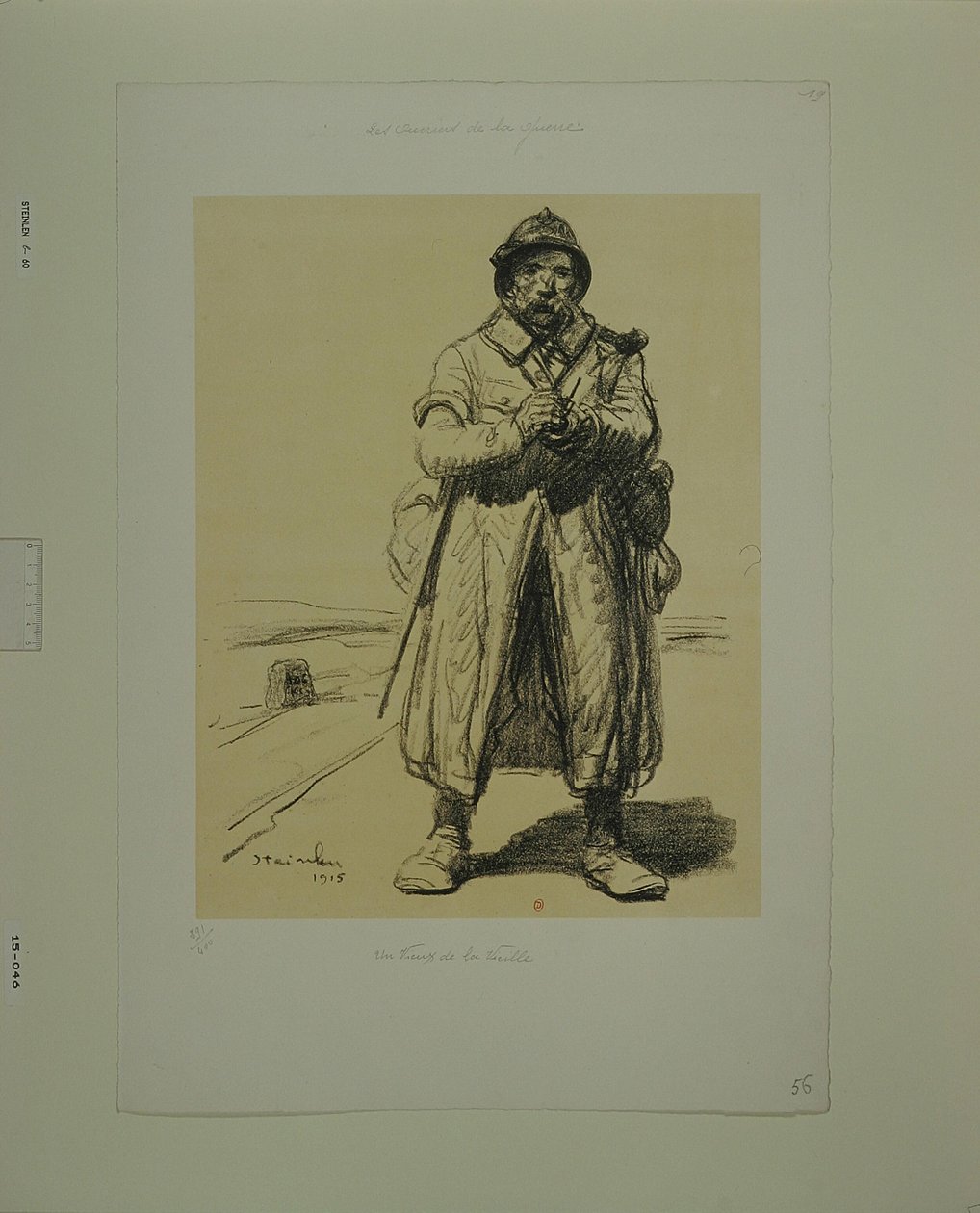 En gammal räv (tryck b) av Théophile Alexandre Steinlen