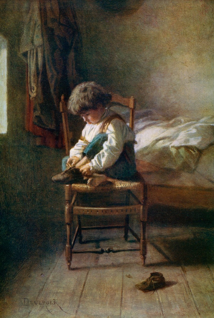 Ensam, 1800-talet, 1912. av Theophile Emmanuel Duverger
