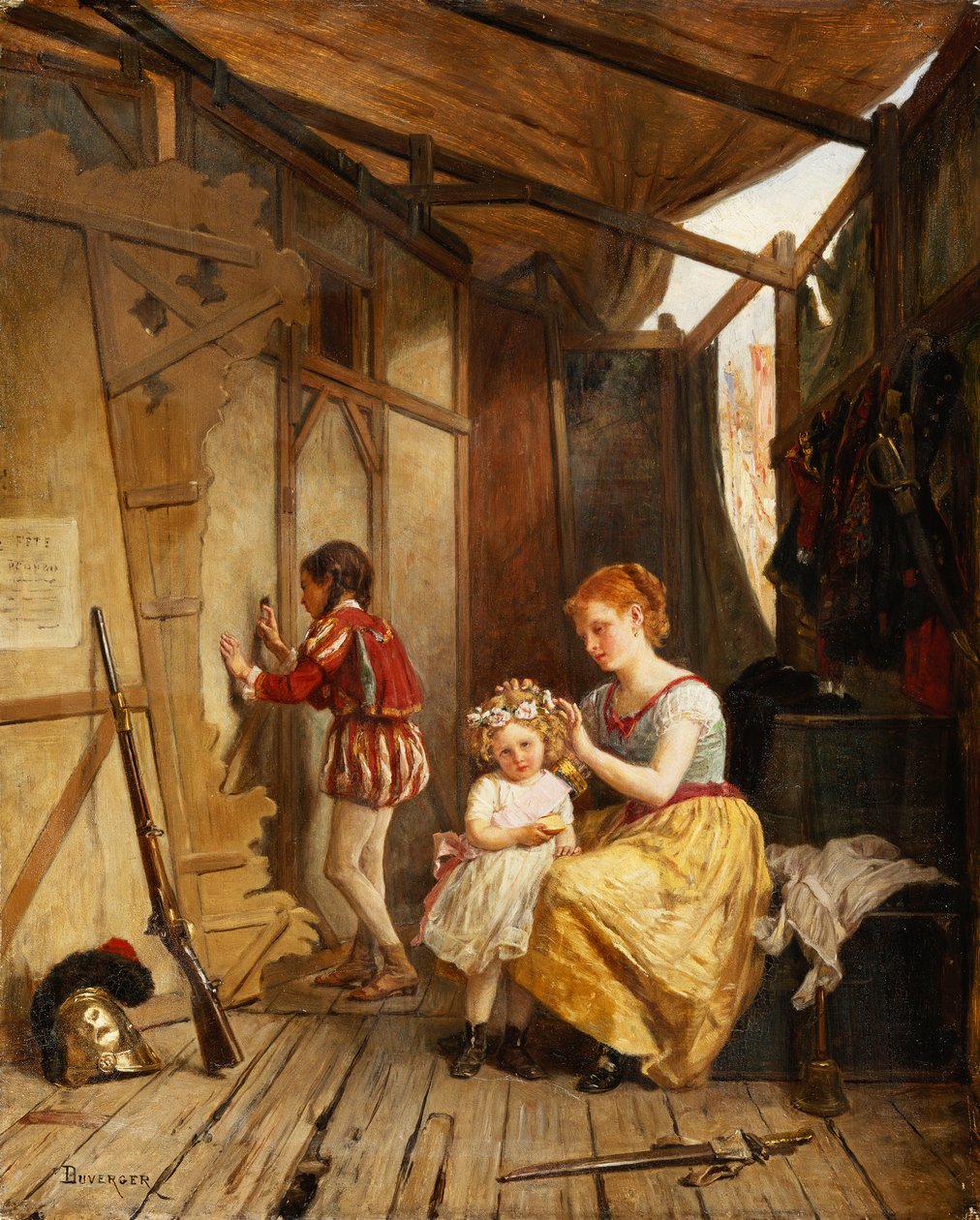Bakom kulisserna, av Theophile Emmanuel Duverger