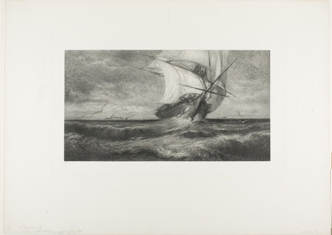 Fantomskeppet av Theophile Narcisse Chauvel