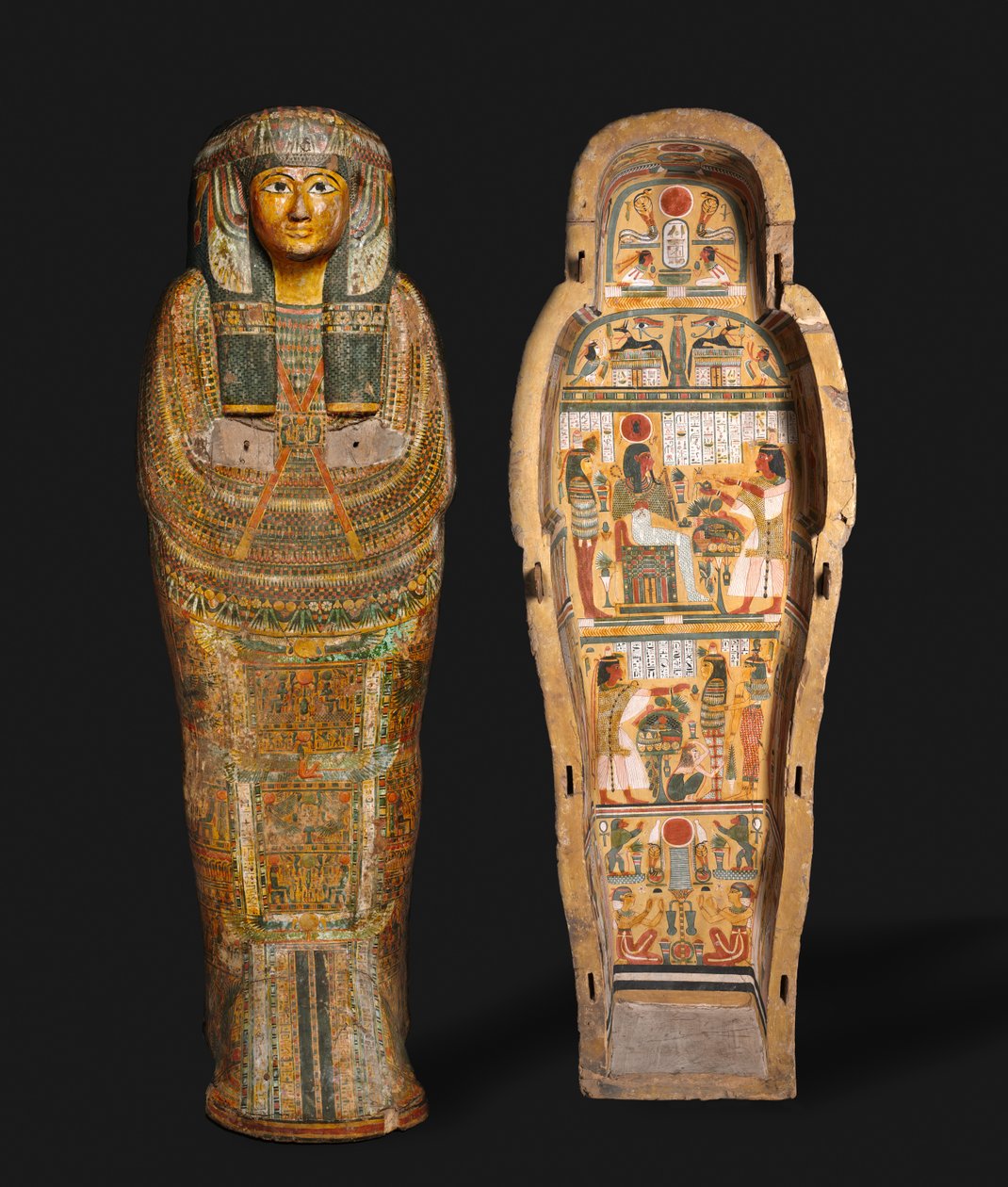 Kista från Nesykhonsu, Thebe, sent 21:a till tidig 22:a dynastin av Third Intermediate Period Egyptian
