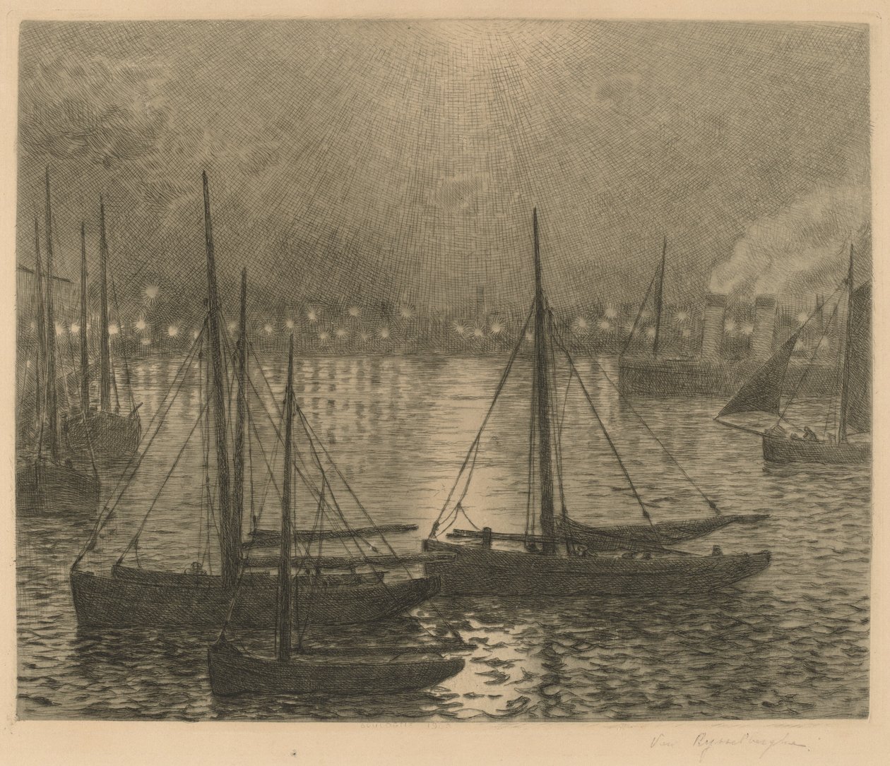 Boulogne av Théo van Rysselberghe