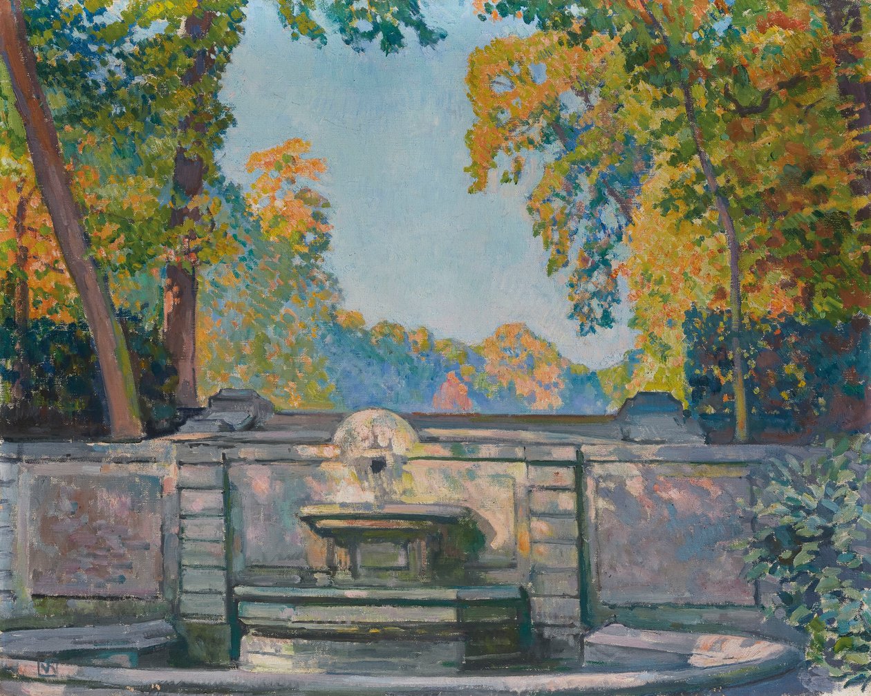 Fontän, ca 1917-1922. av Théo van Rysselberghe
