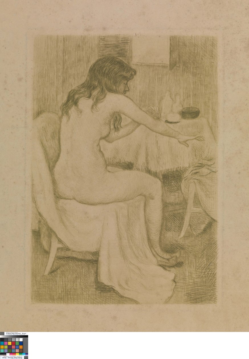 Att göra sin egen toalett av Théo van Rysselberghe