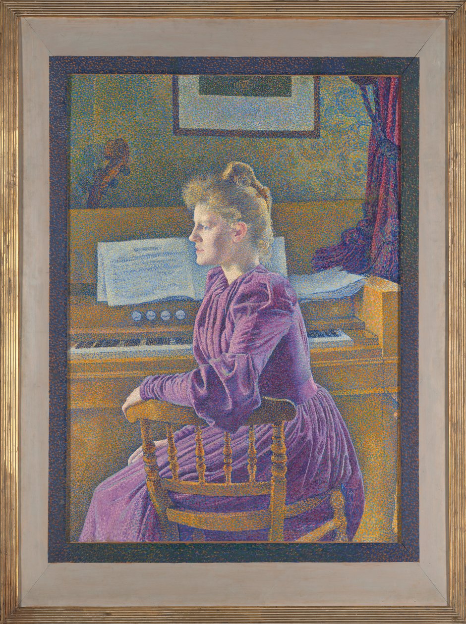 Maria Sèthe på Harmonium av Théo van Rysselberghe