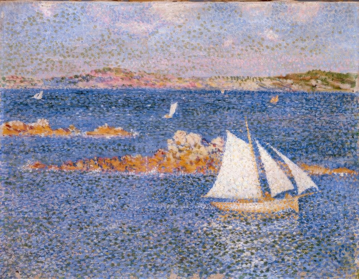 Nära Per-Kiridecs klippor av Théo van Rysselberghe