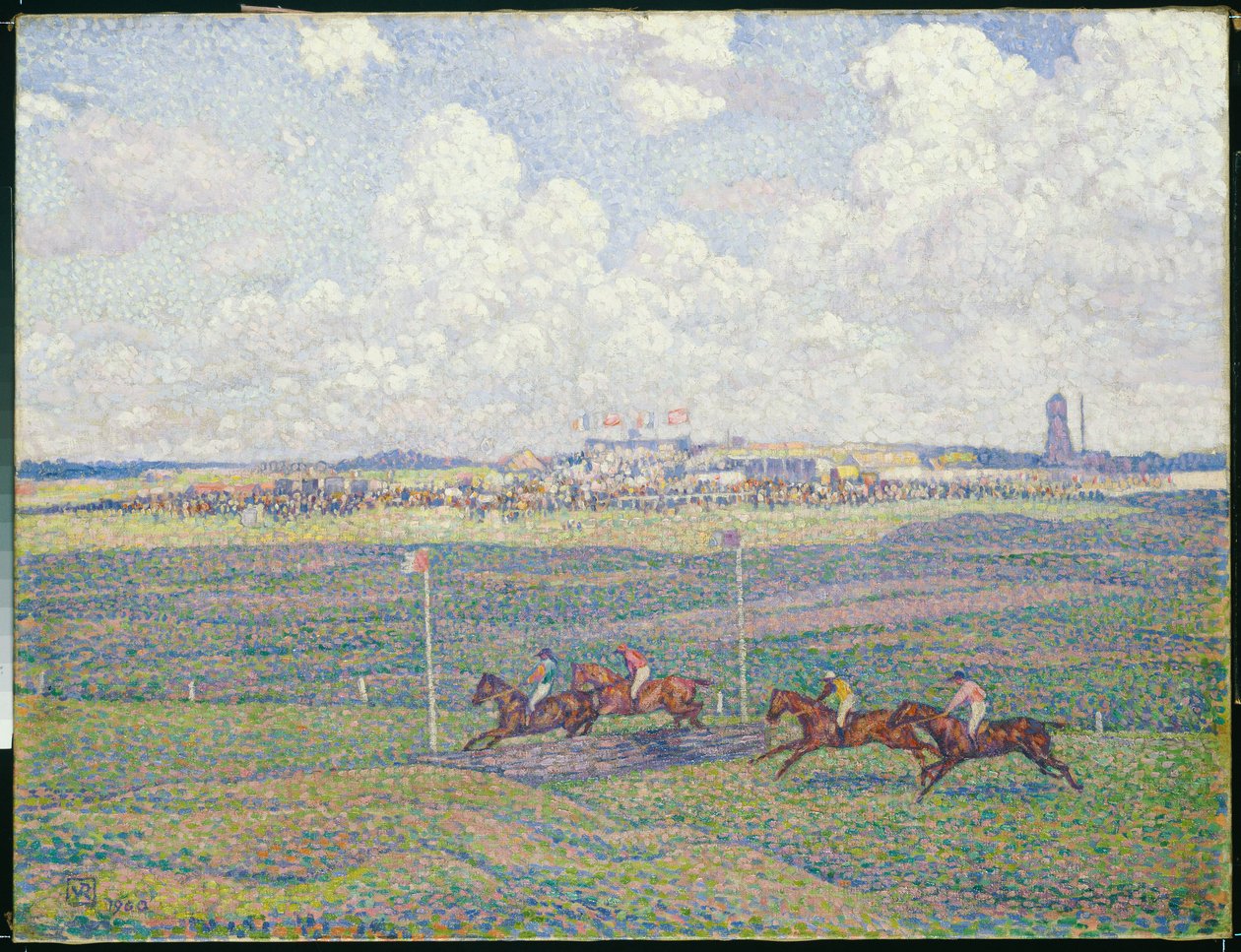 Racecourse i Boulogne-sur-Mer av Théo van Rysselberghe