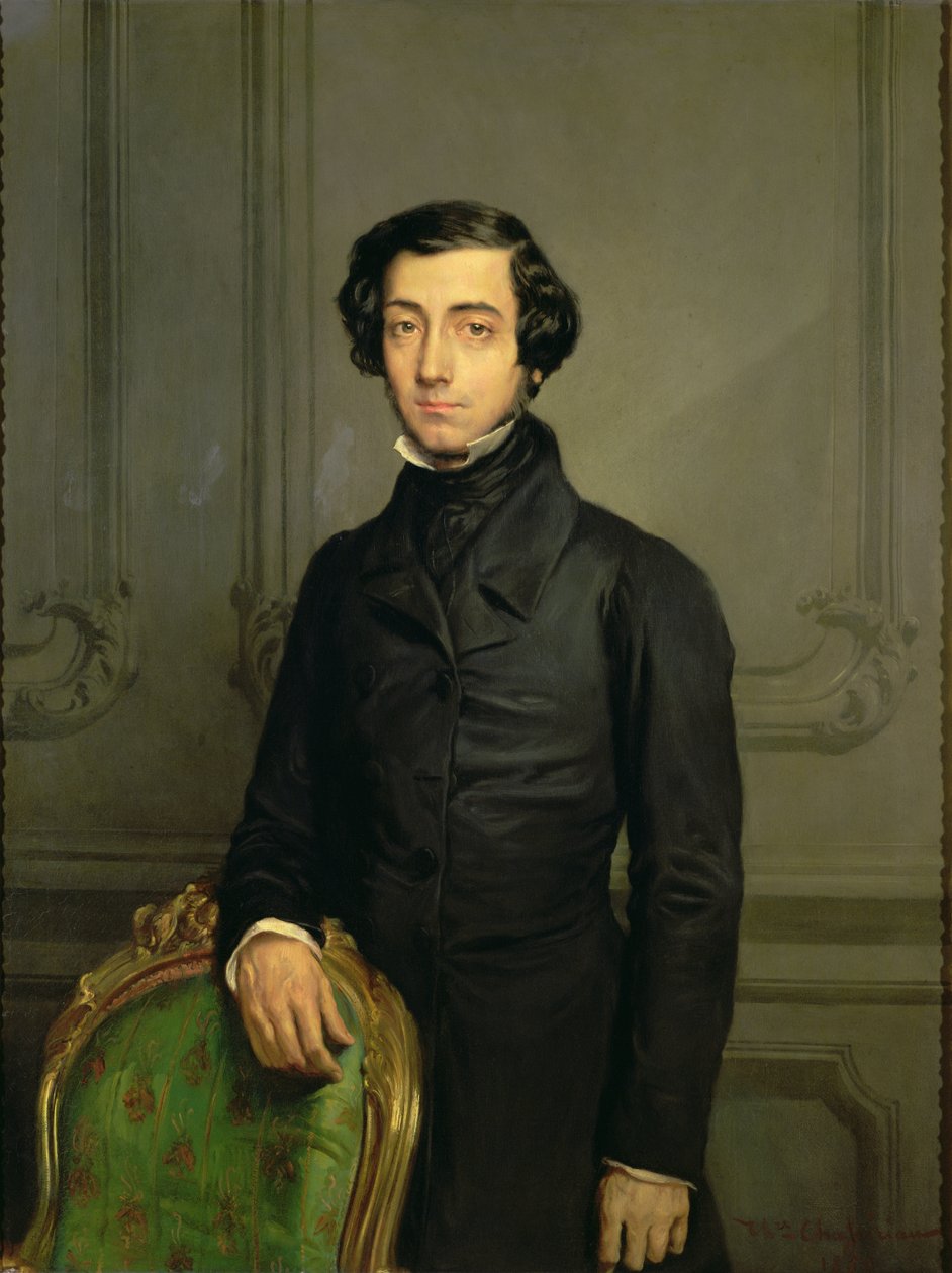 Charles-Alexis-Henri Clerel de Tocqueville (1805-59) 1850 av Théodore Chassériau