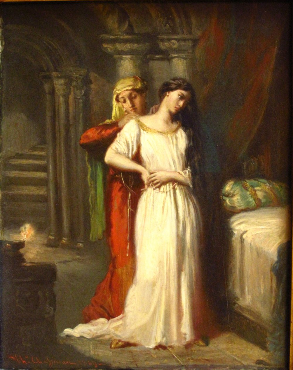 Le coucher de Desdémone av Théodore Chassériau