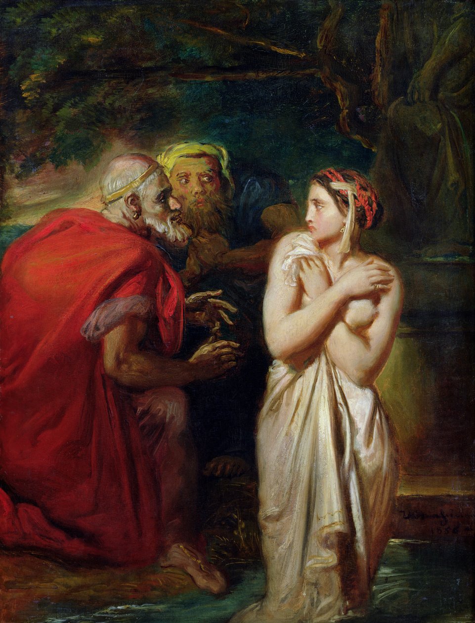 Susanna och de äldre, 1856 av Théodore Chassériau