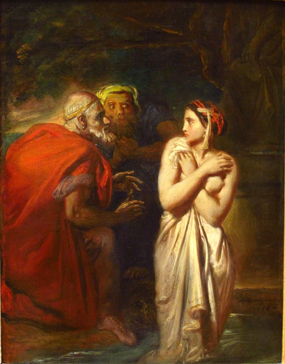 Suzanne et les vieillards av Théodore Chassériau