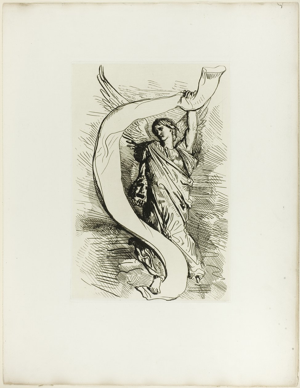 Frontispiece, från Othello av Théodore Chassériau