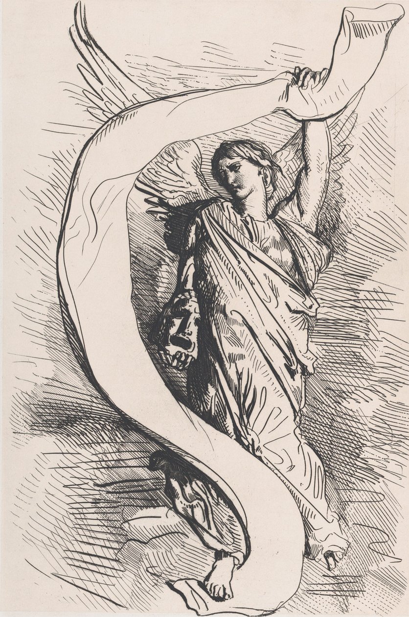 Frontispice, från Othello, 1900. av Théodore Chassériau