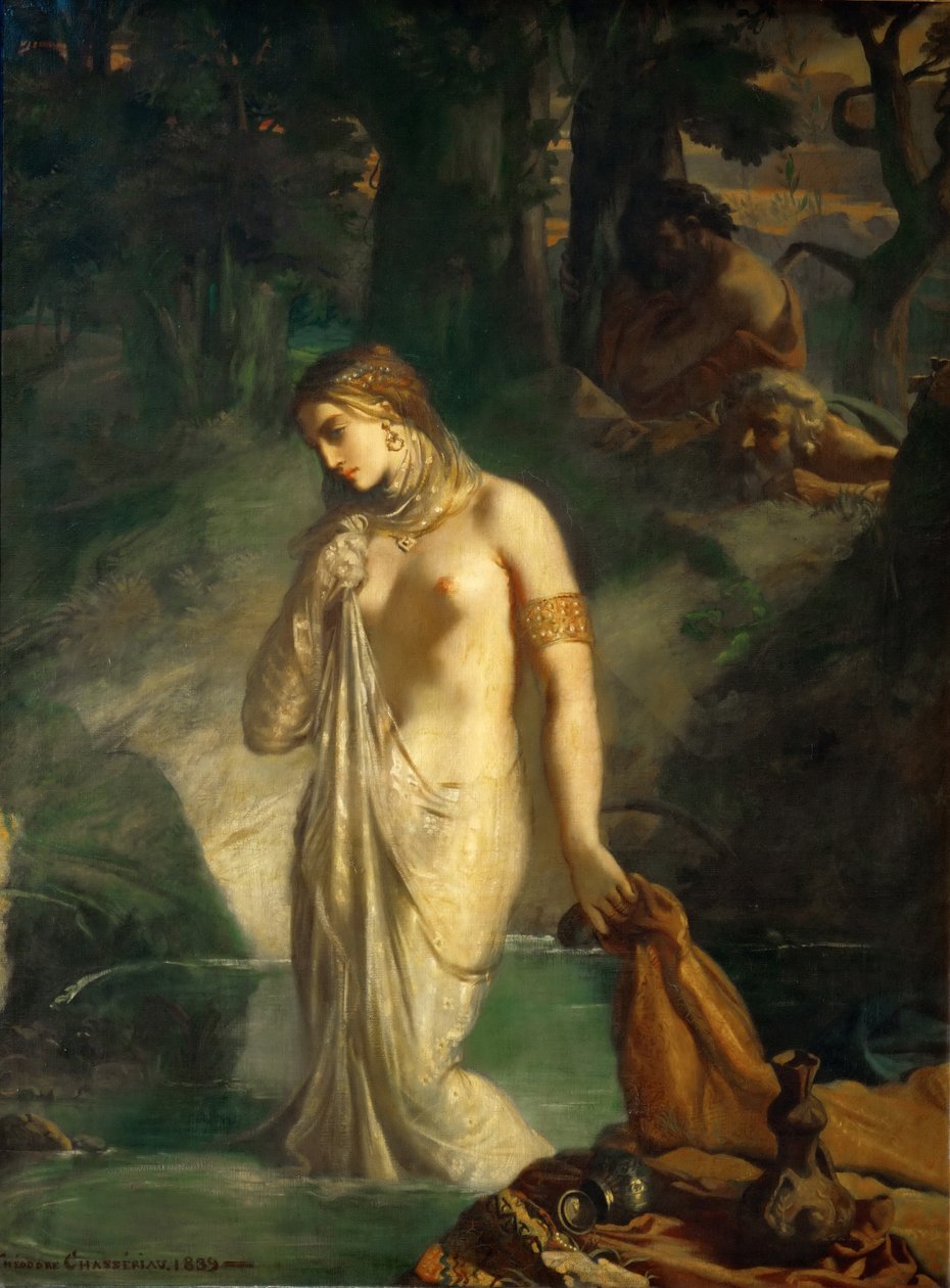 Susanna vid sitt bad av Théodore Chassériau