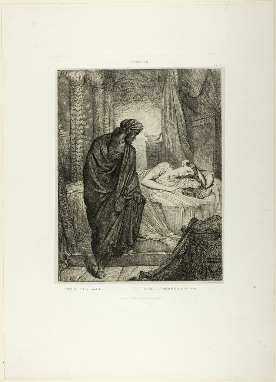 Yet She Must Die, tallrik elva från Othello av Théodore Chassériau
