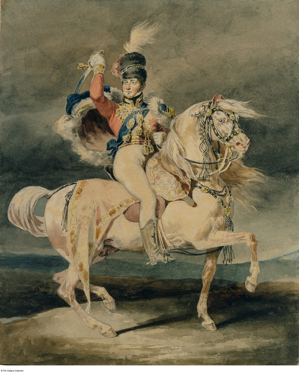 Géricault - George IV som prins av Wales (efter Harlow), troligen 1820 - 1821 av Theodore Gericault