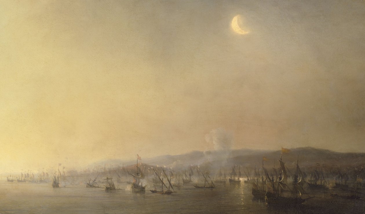 Sjöstrid vid Cartagena den 3 september 1643 av Théodore Gudin 1844 av Theodore Gudin