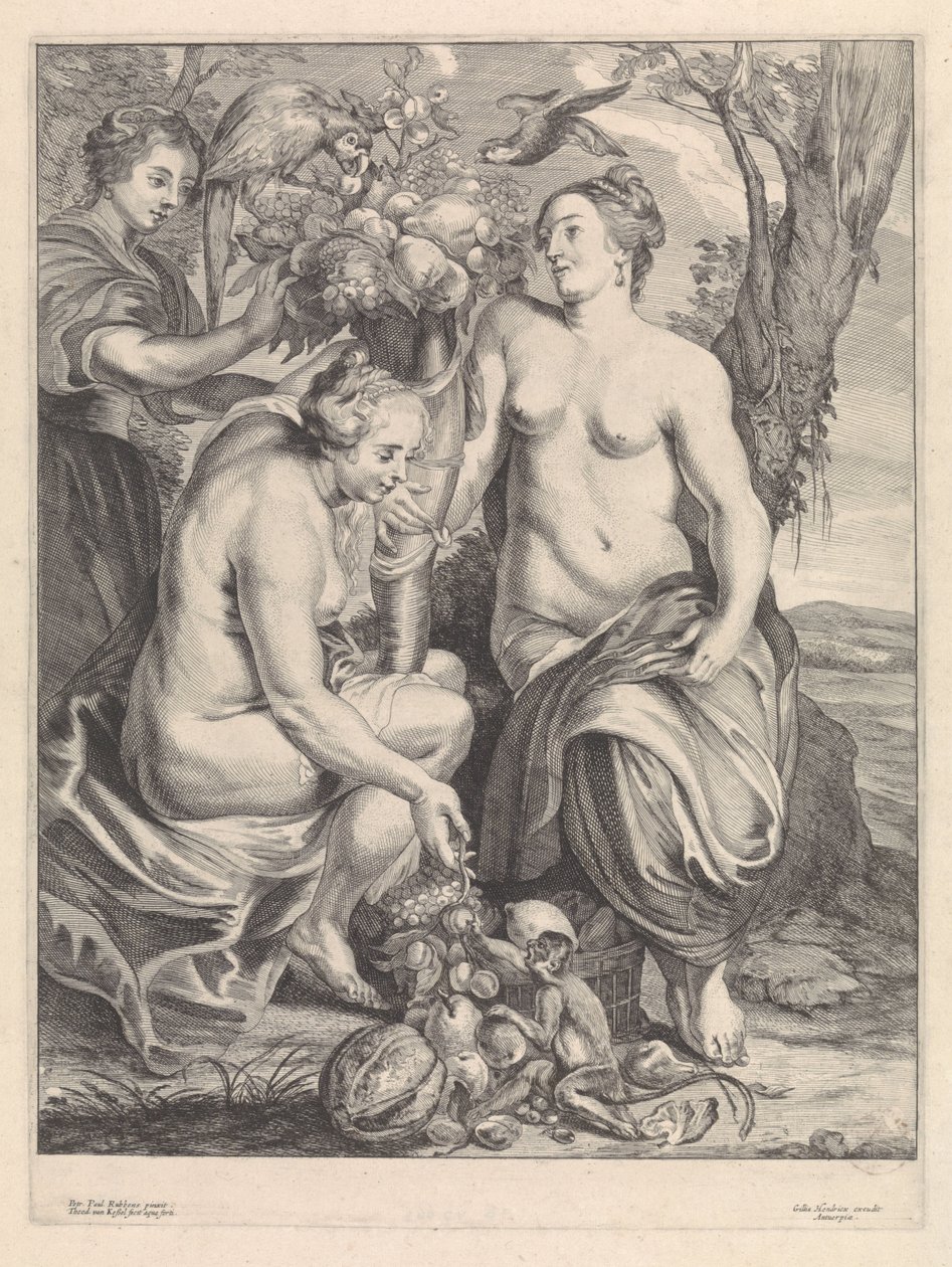 Överflödshornet av Théodorus van Kessel