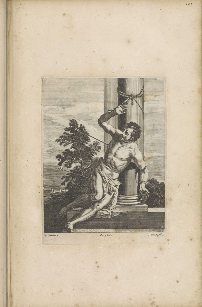 Sankt Sebastians martyrskap av Théodorus van Kessel